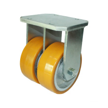 Extra heavy duty dual wheel industrial caster roller casters forklift parts caster wheel